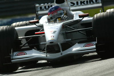 Jacques Villeneuve's lap of Silverstone.