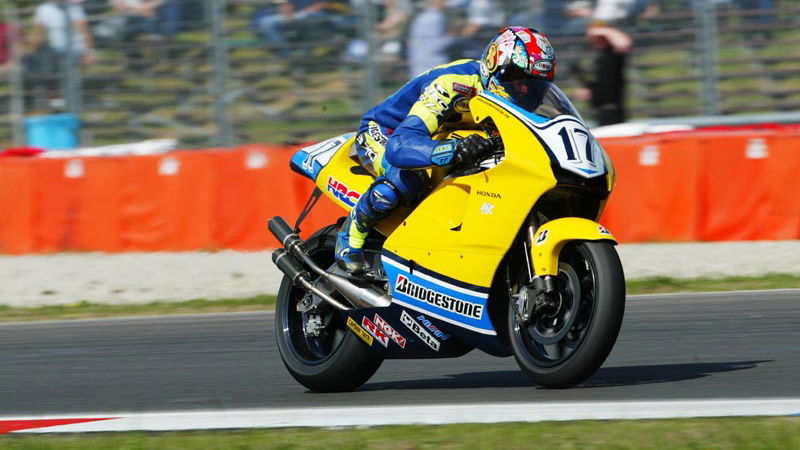 Van den Goorbergh shock top Honda.