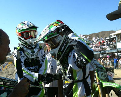 Carmichael farewell at Paris-Bercy Supercross.