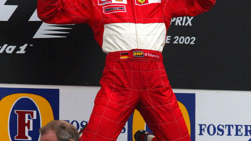 British GP 2002 - Michael's march continues.