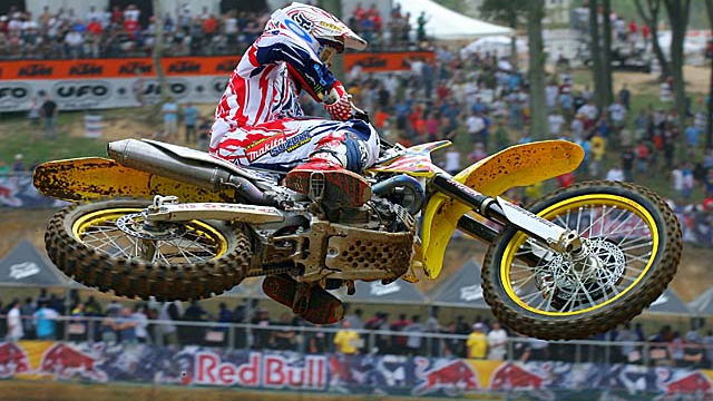 Carmichael farewell at Paris-Bercy Supercross.
