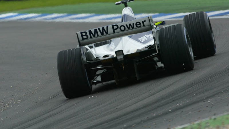 Muller rewarded with Williams FW24 test drive.