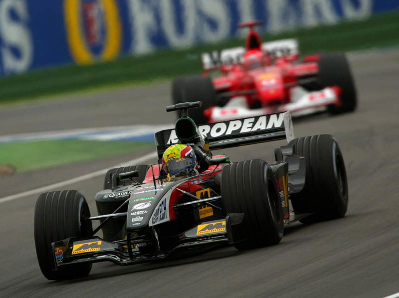 Toyota test drivers at Monza.
