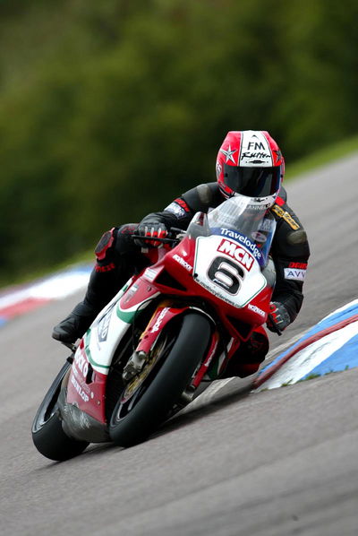 Rutter sets fastest ever lap around Mallory Park.