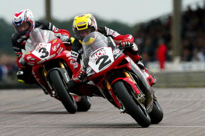 Cadwell double spurs Hislop.