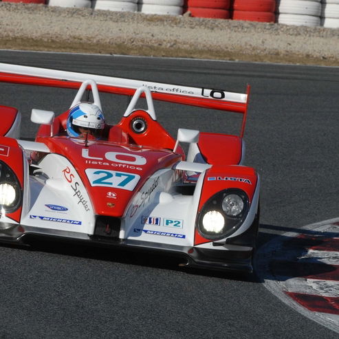 Bentley Speed 8 and Continental GT at Silverstone.