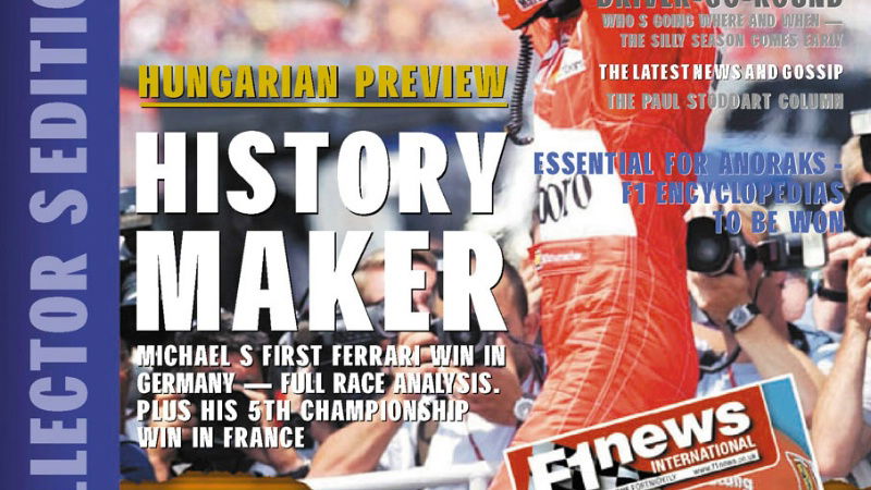 End of an era - <I>F1 News</I> is no more.