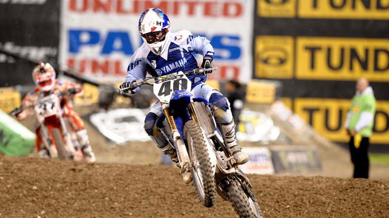 Hill wins first AMA Supercross.