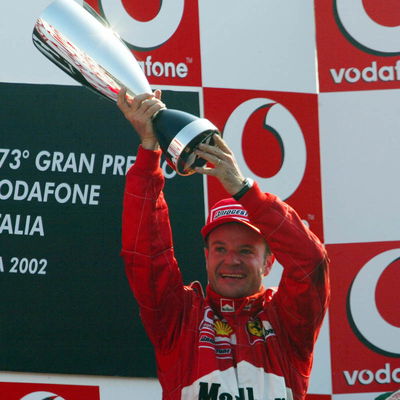 Barrichello does the 2002 win hatrick.