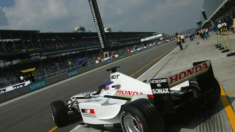 Jacques Villeneuve's lap of Indianapolis.