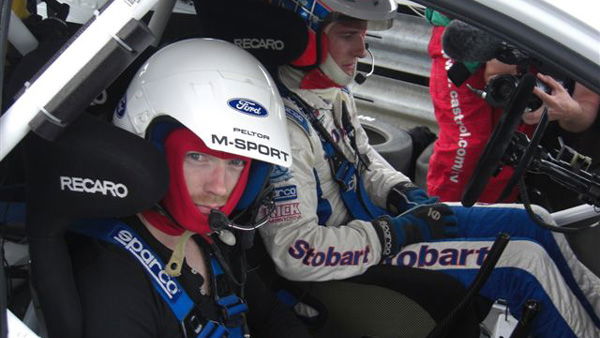 Wilson Jr takes Ronan Keating for a ride.