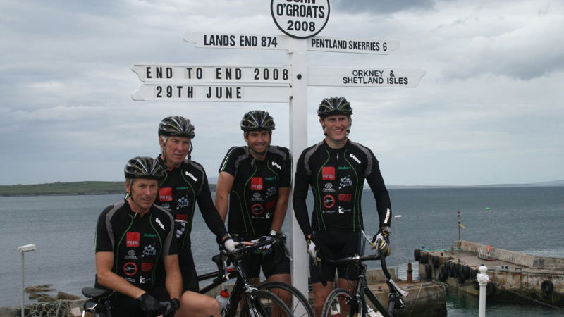 Wilson Jr completes charity bike ride.