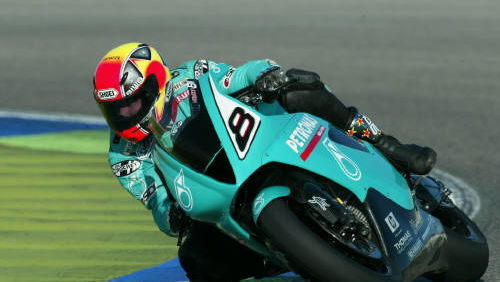 Haydon destroys helmet, escapes with bruising.