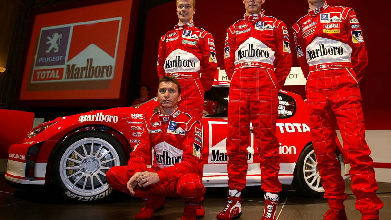 Marlboro Peugeot launch pictures.