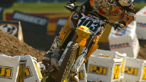 Tortelli out of 2004 AMA Supercross.