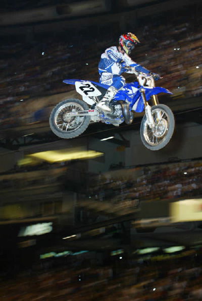 Spain kickstarts the 2004 World Supercross GP.