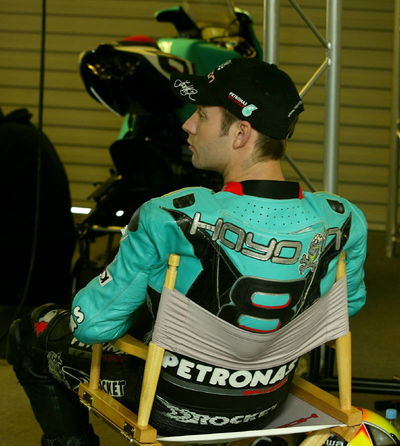 Haydon 'excited and nervous' about first race.