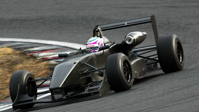 Lola-Dome heads Motegi test.