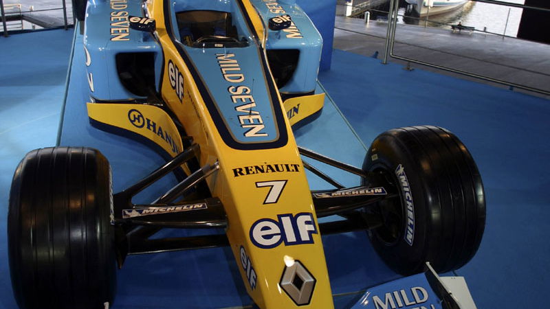 Renault launches 2003 car in Switzerland.