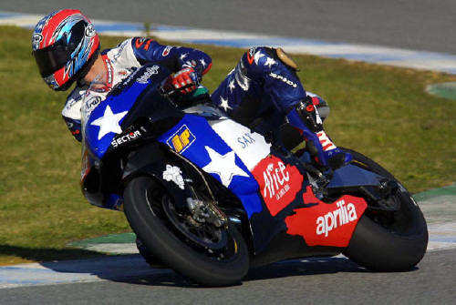 Barros destroys pole at Barcelona.