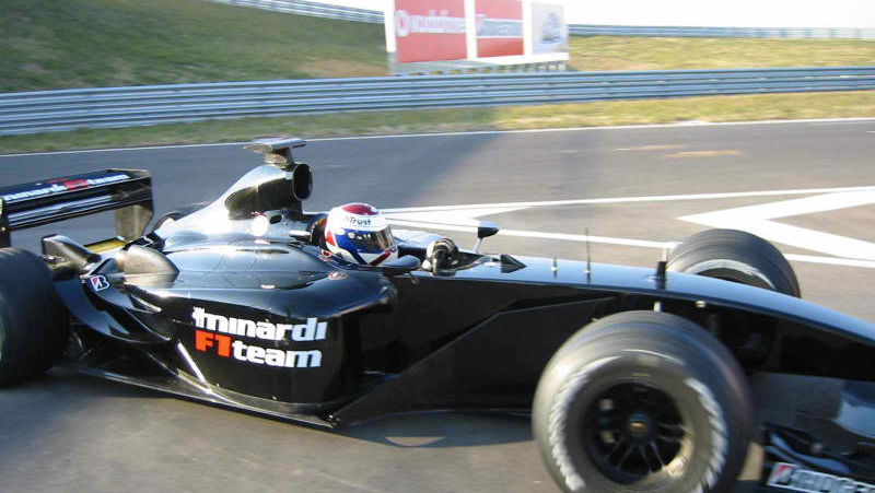 Final pre-season test for Minardi.