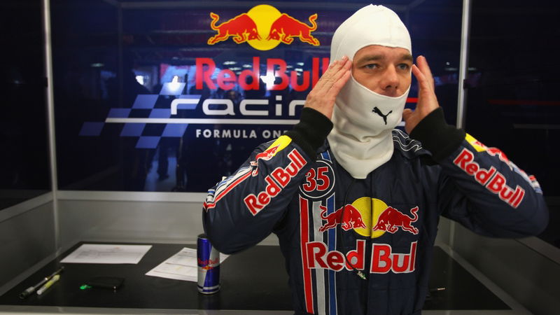 Loeb shines during F1 test with Red Bull.