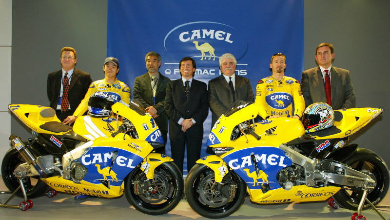 Pramac Pons launch Camel colours.