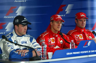 San Marino GP 2003 - Schumacher's sad victory.