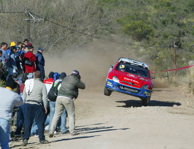 Sainz takes lead on day one of Rally Argentina.