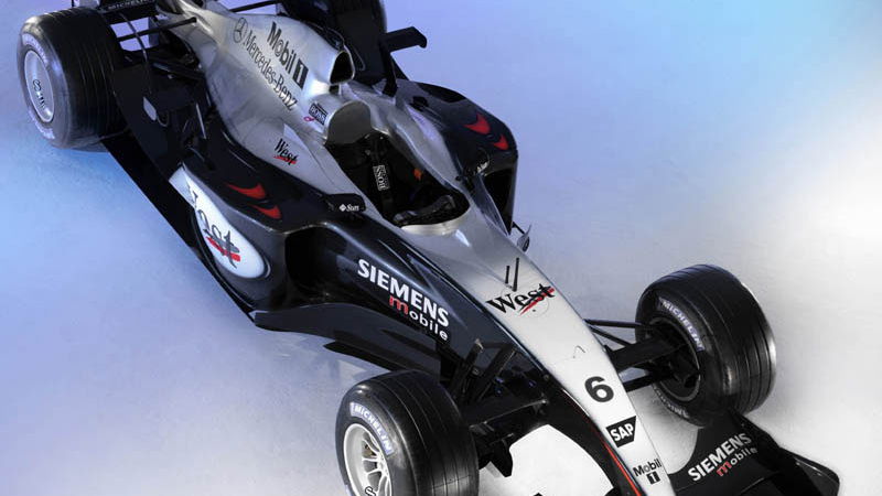 McLaren-Mercedes prepare to test MP4-18.