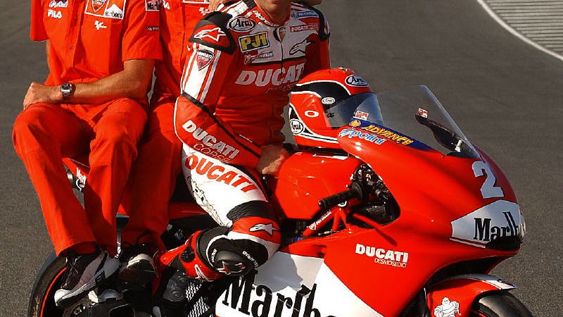First picture: Ducati two-seater.