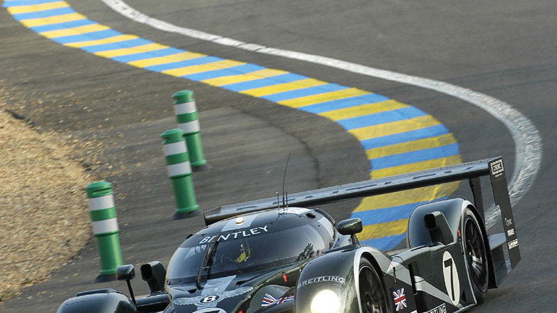 Team Bentley on pole for 2003 Le Mans.
