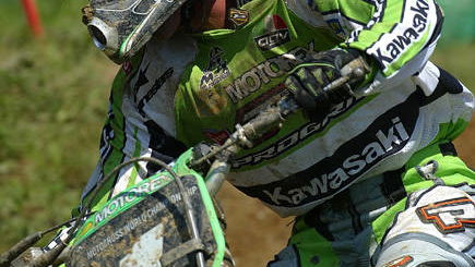 Maschio salvages sixth after first turn pile-up.