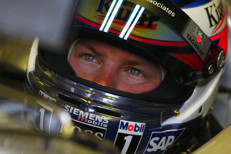 Kimi Raikkonen's lap of Indianapolis.