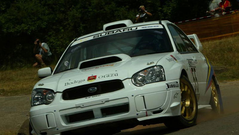Rowe holds second for Subaru in PCWRC.