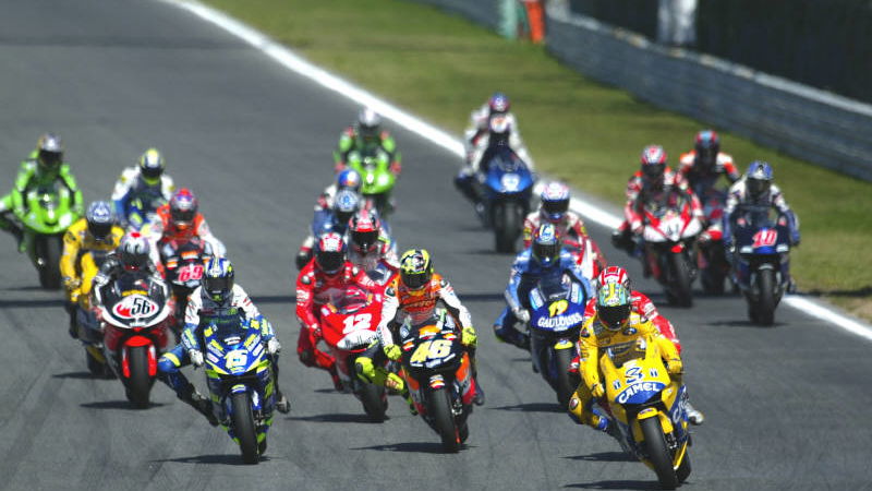 Rossi turns the corner.