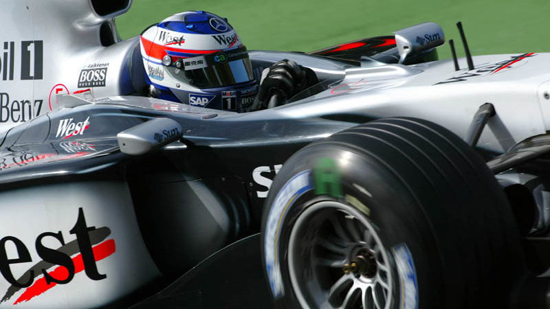 Kimi Raikkonen's lap of Indianapolis.