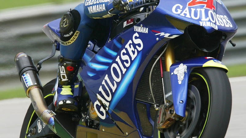 'Catastrophic' session for Gauloises Yamaha.