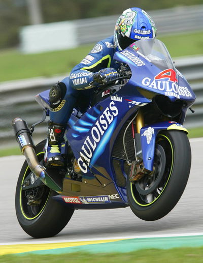 'Catastrophic' session for Gauloises Yamaha.