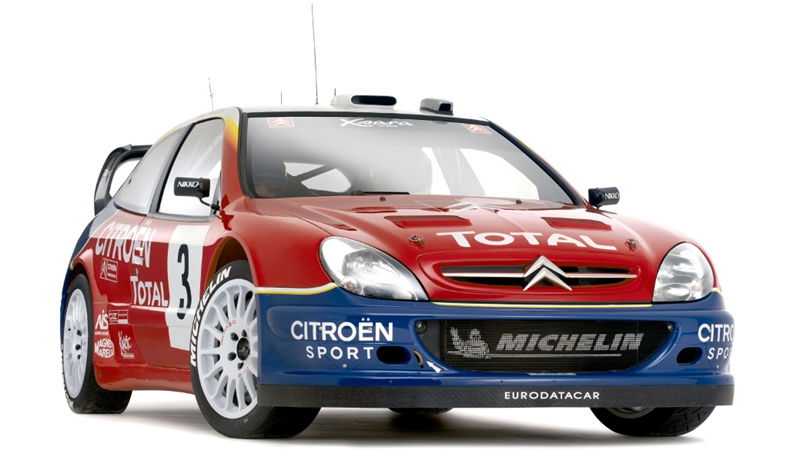 First picture: 2004 Citroen Xsara WRC.