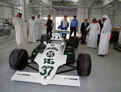 Stewart and Berger visit Bahrain.