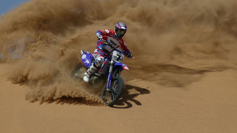 Photoshoot: Yamaha in Namibia.