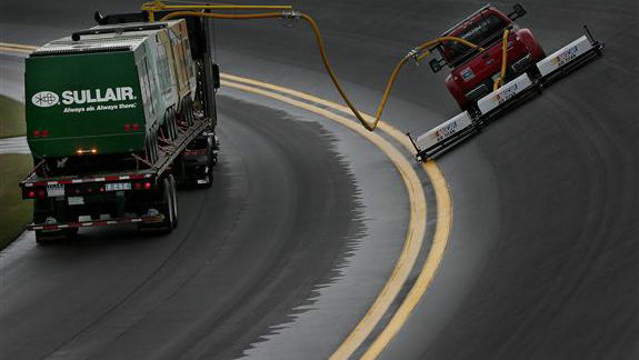 New track drying technology to slash rain delays