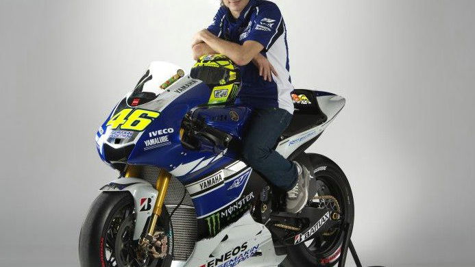 PICS: Valentino Rossi's 2013 Yamaha MotoGP colours