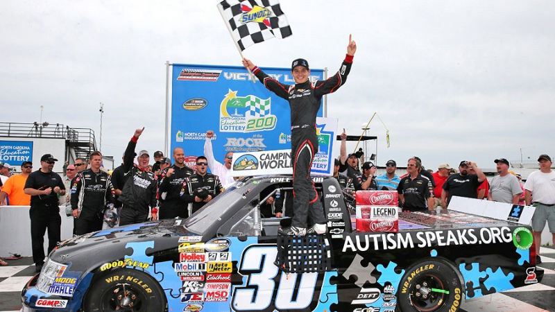 2013 Rockingham NASCAR: Truck results
