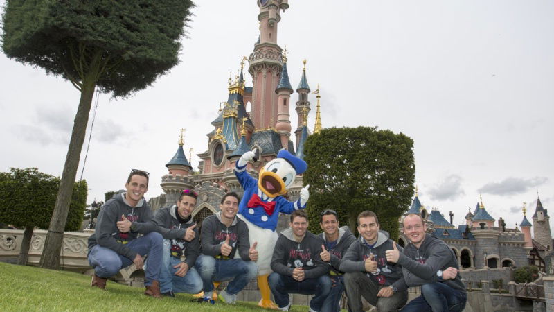 Disneyland visit for MotoGP riders