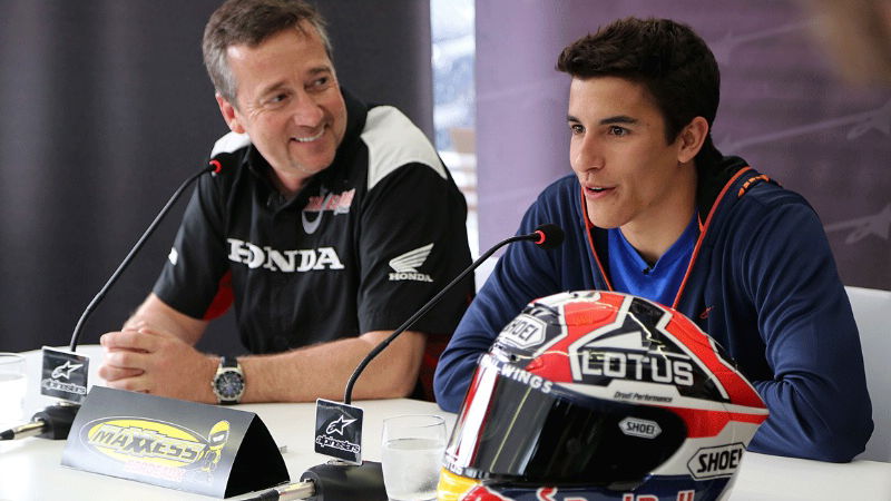 Marc Marquez meets Freddie Spencer