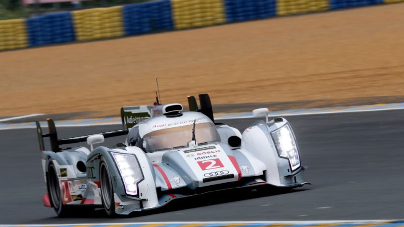 Audi tops Le Mans test day