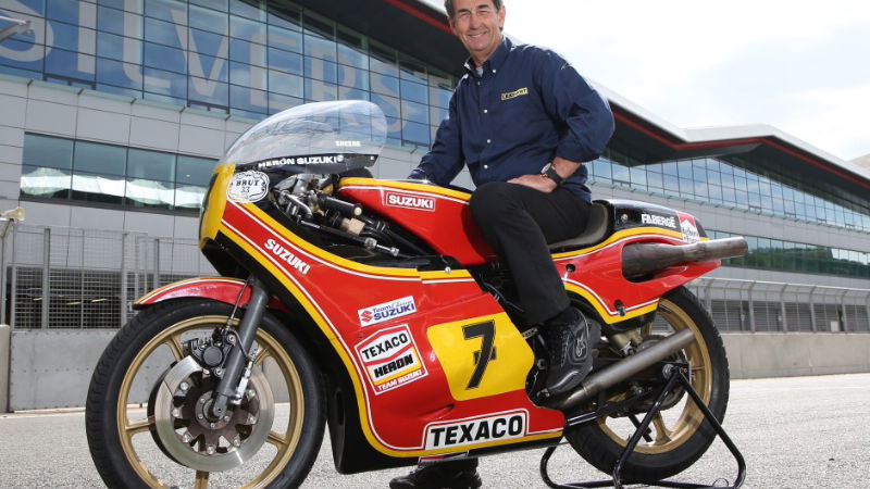 Barry Sheene tribute at Silverstone MotoGP