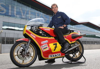 Barry Sheene tribute at Silverstone MotoGP